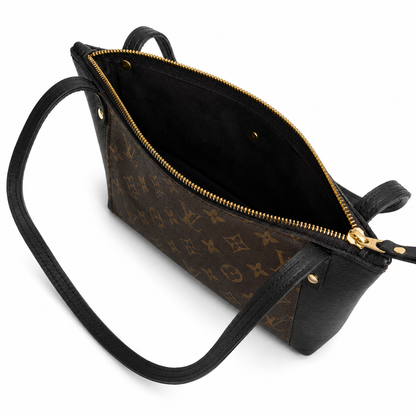 Louis Vuitton-Emma Shoulder Bag - Upcycled Monogram - Black