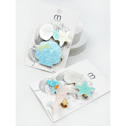Mermaid Theme Styling Hair Clips