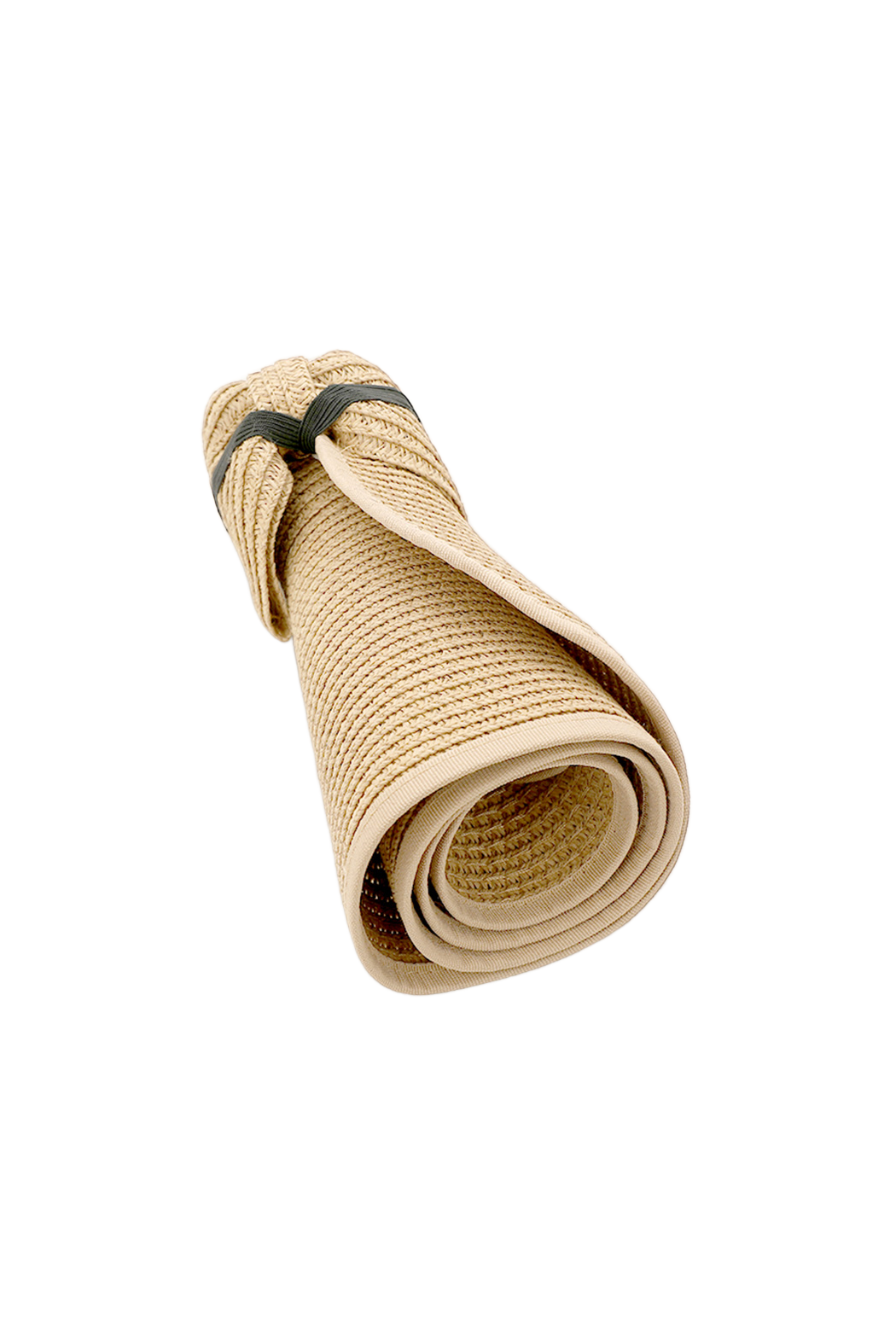 Louis Vuitton- Upcycled Rollable Packable Straw Visor