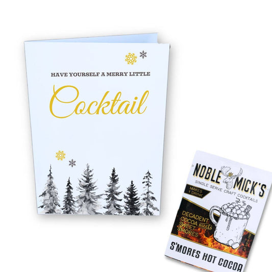 Merry Little Cocktails Card- S'mores