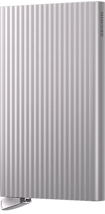 Premium Cardprotector+ Fluted- Silver by Secrid