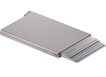 Premium Cardprotector+ Fluted- Silver by Secrid