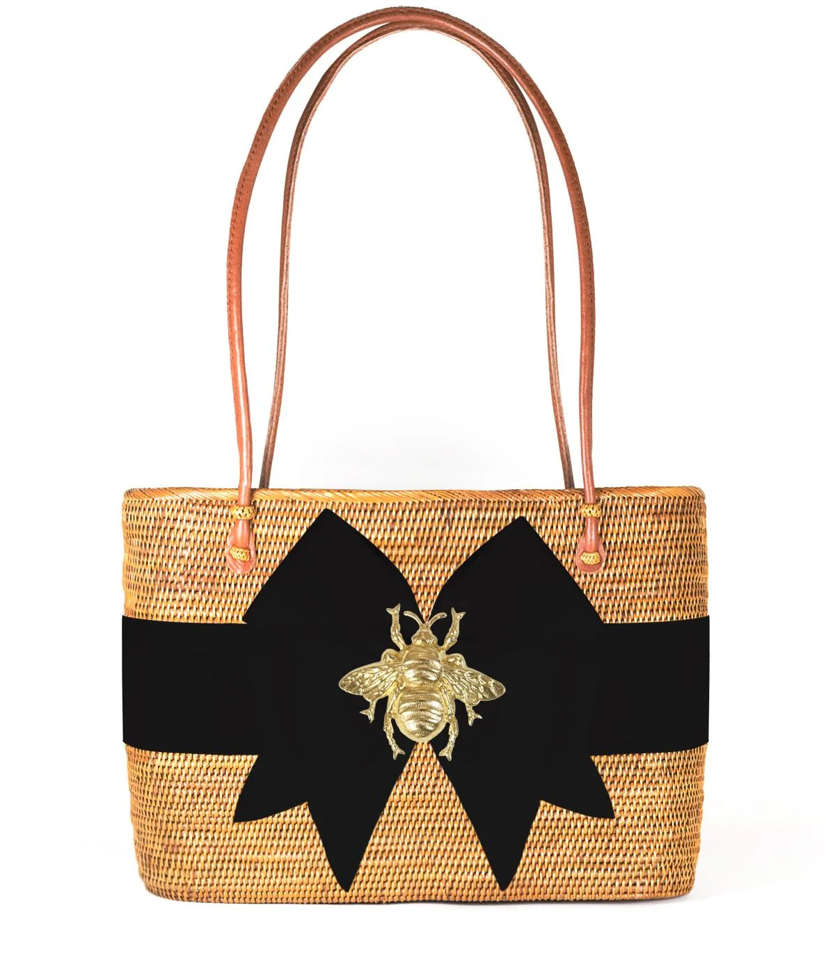 Charlotte Large - Fluffy Bow - Gold Charm