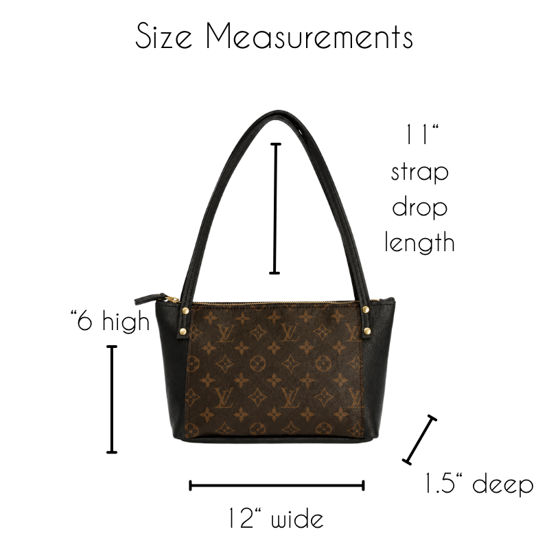 Louis Vuitton-Emma Shoulder Bag - Upcycled Monogram - Black