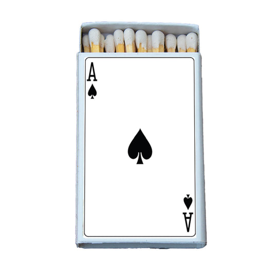 Ace of Spades Matches - Black