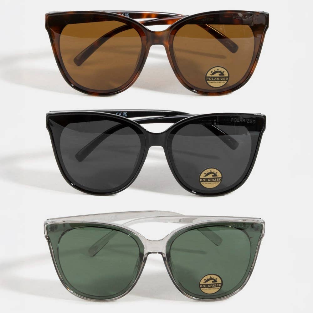Oversized Polarized Sunglasses Set