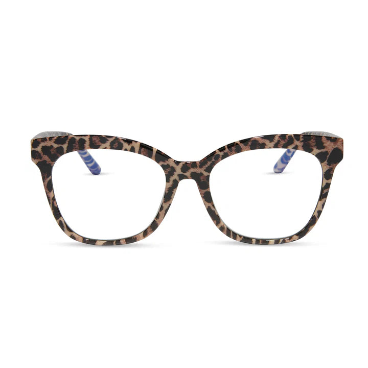 DIFF-Willa- Leopard Tortoise- Blue Light Readers- 2.5