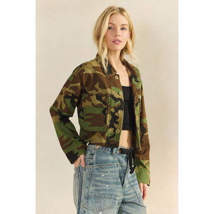 Camo Contrast Jacket
