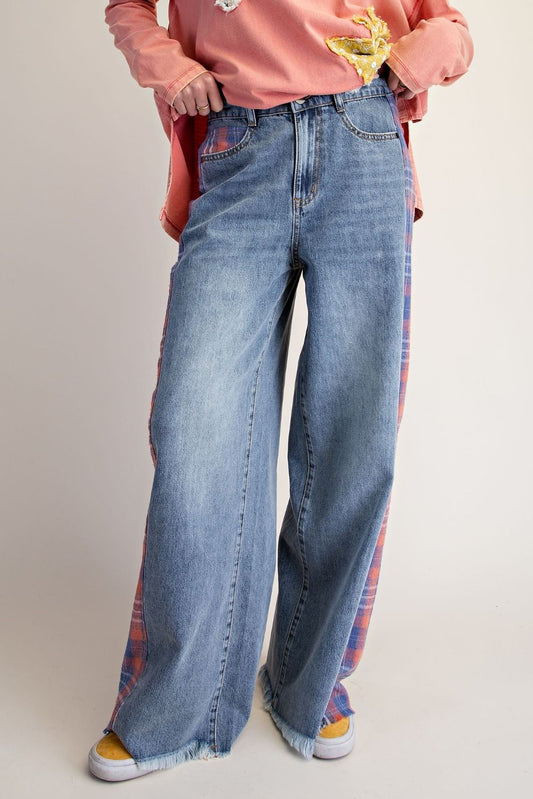 Mad for Plaid Jeans by Easel
