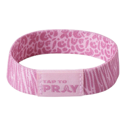 Tap To Pray® Wristband – Safari Rose