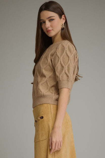 Autumn latte Sweater by Entro