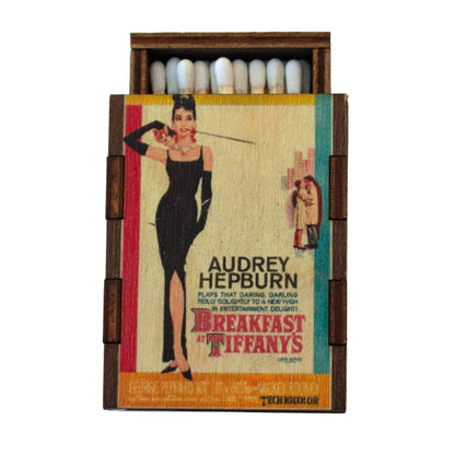 Matches • Classic Movie Poster Wooden Matchbox • Candle Acc