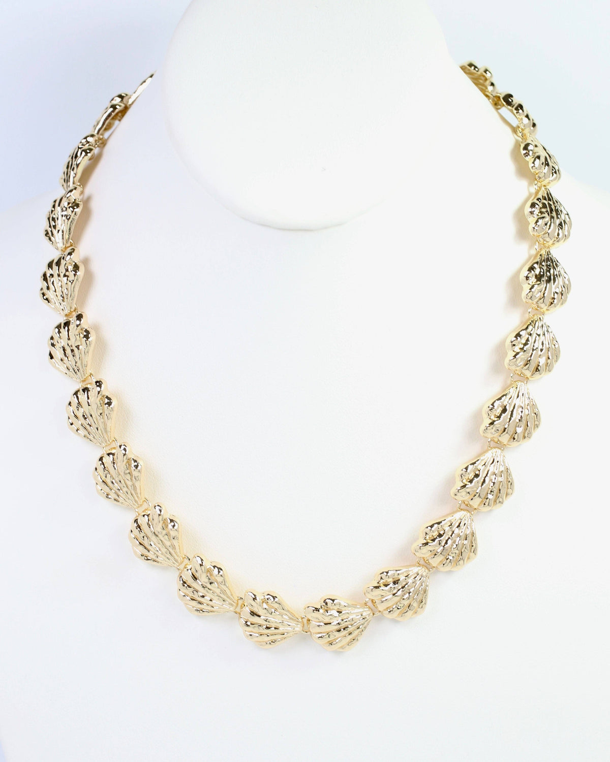 Windham Shell Link Necklace by Caroline Hill