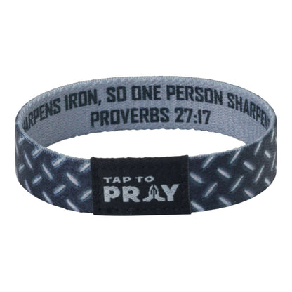 Tap To Pray® Wristband – Iron Sharpens Iron