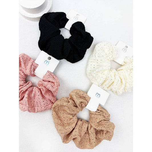 Eyelet Lace Scrunchies