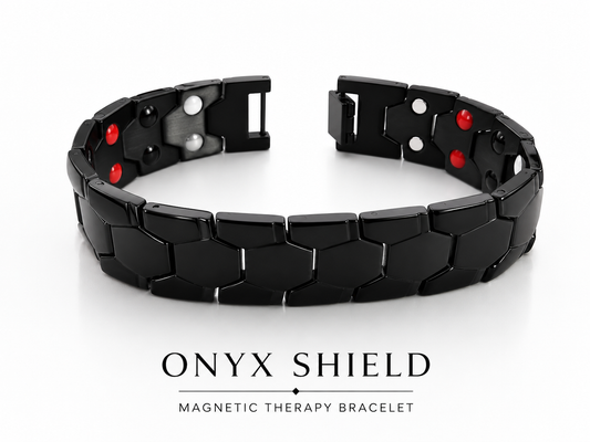 Onyx Shield- Men's Bracelet