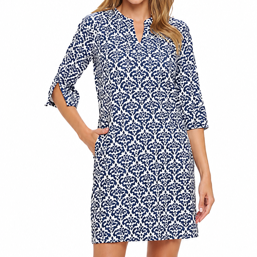 Annalee Quarter Sleeve Dress by Aryeh