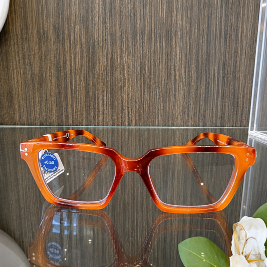 Curtsy- Blonde Tortoise-Readers by Peepers