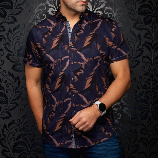 Silvercliff black men's knit shirt