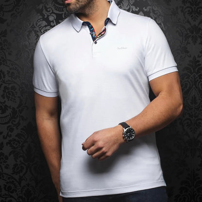 Eagle by Au Noir- SS Polo- White