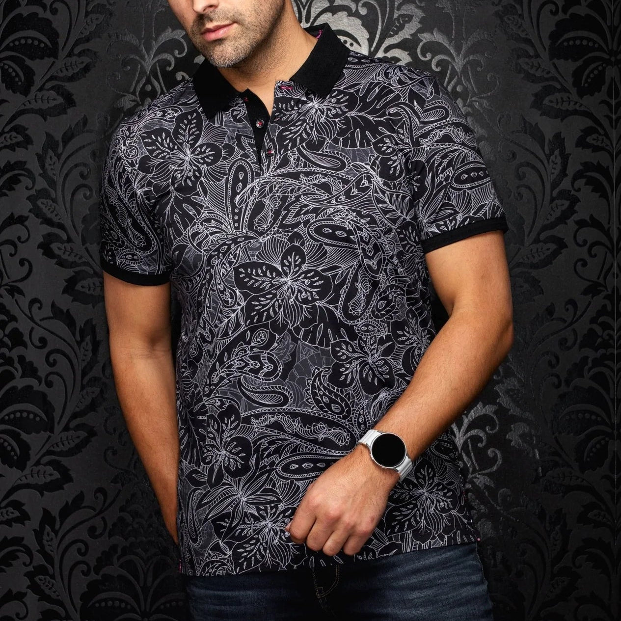 MONTEROSSO Polo by Au Noir- Black
