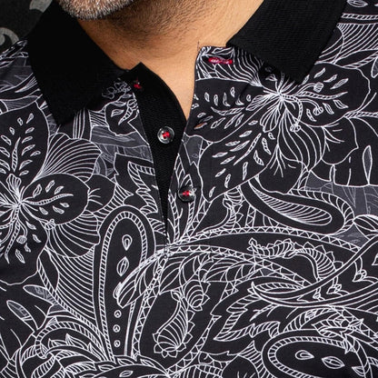 MONTEROSSO Polo by Au Noir- Black