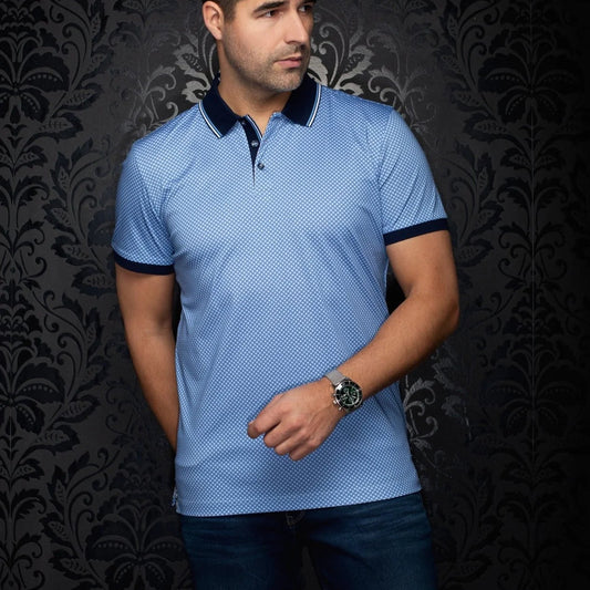 Seacliff Light Blue Men's Polo