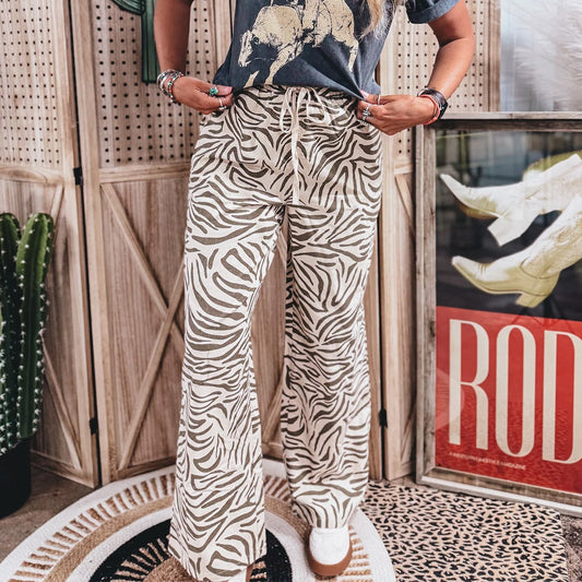 Roam Free Zebra Pants