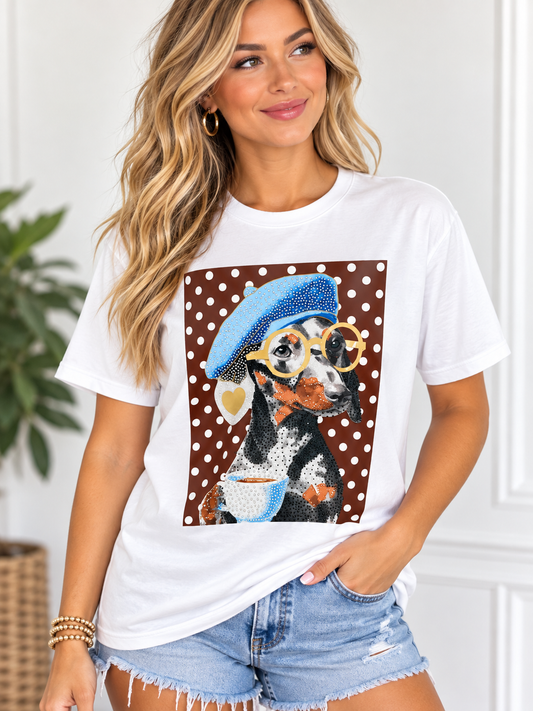Espresso Yourself Dachshund Tee