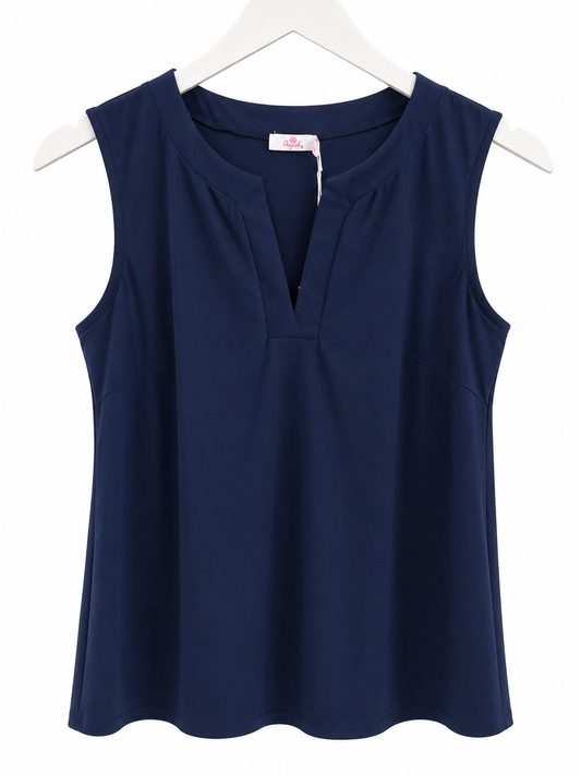 Gina Split Neck Top by Aryeh