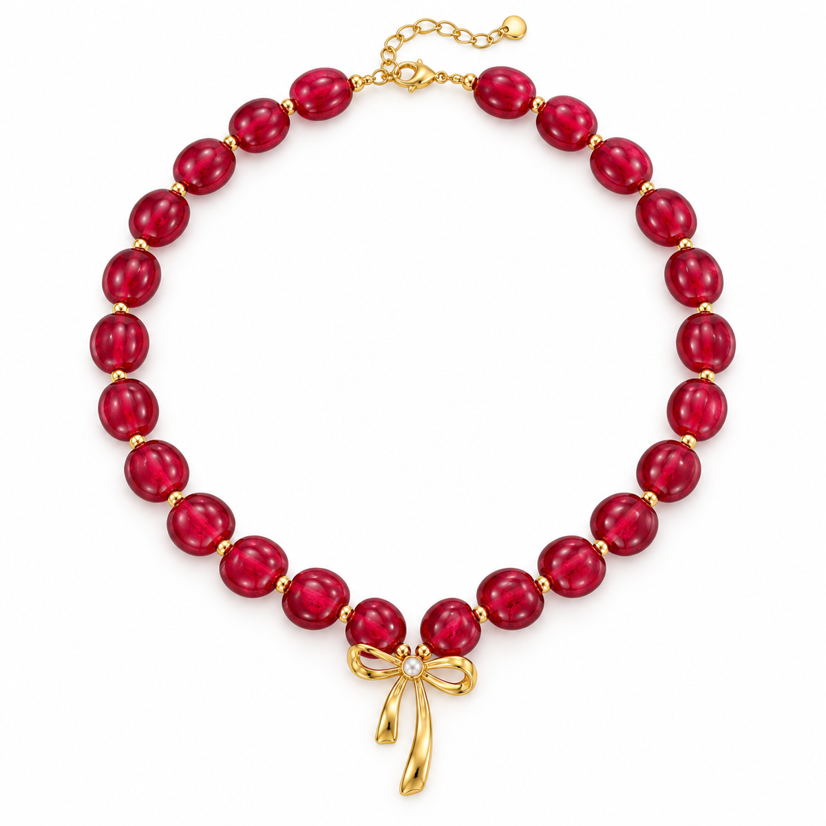 All Tied Up Beaded Necklace