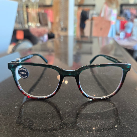 Penn- Green/Tortoise Horn- Readers by Peepers