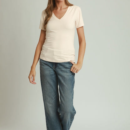 PULSEKNIT Second-Skin V-Neck Tee