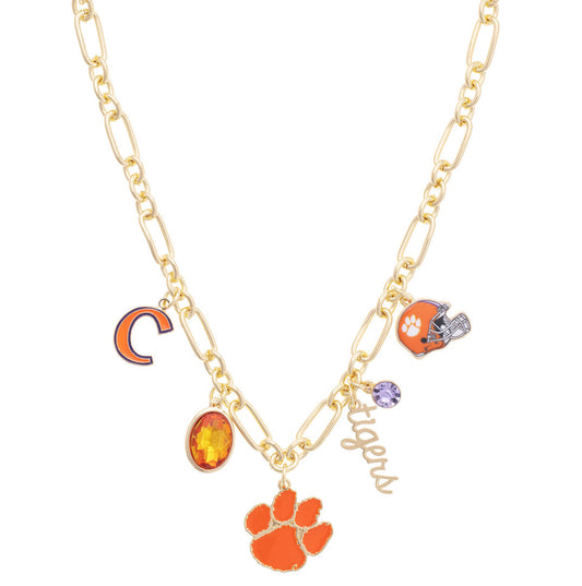 Clemson Tigers Gameday Charm Necklace