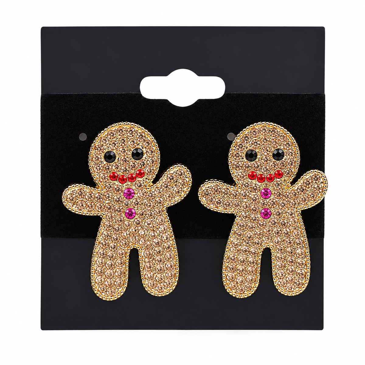 Gingerbread Glam Statement Earrings ✨🍪
