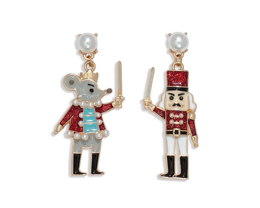 The Timeless Christmas Fairytale Duo Earrings by Periwinkle