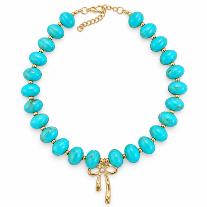 All Tied Up Beaded Necklace