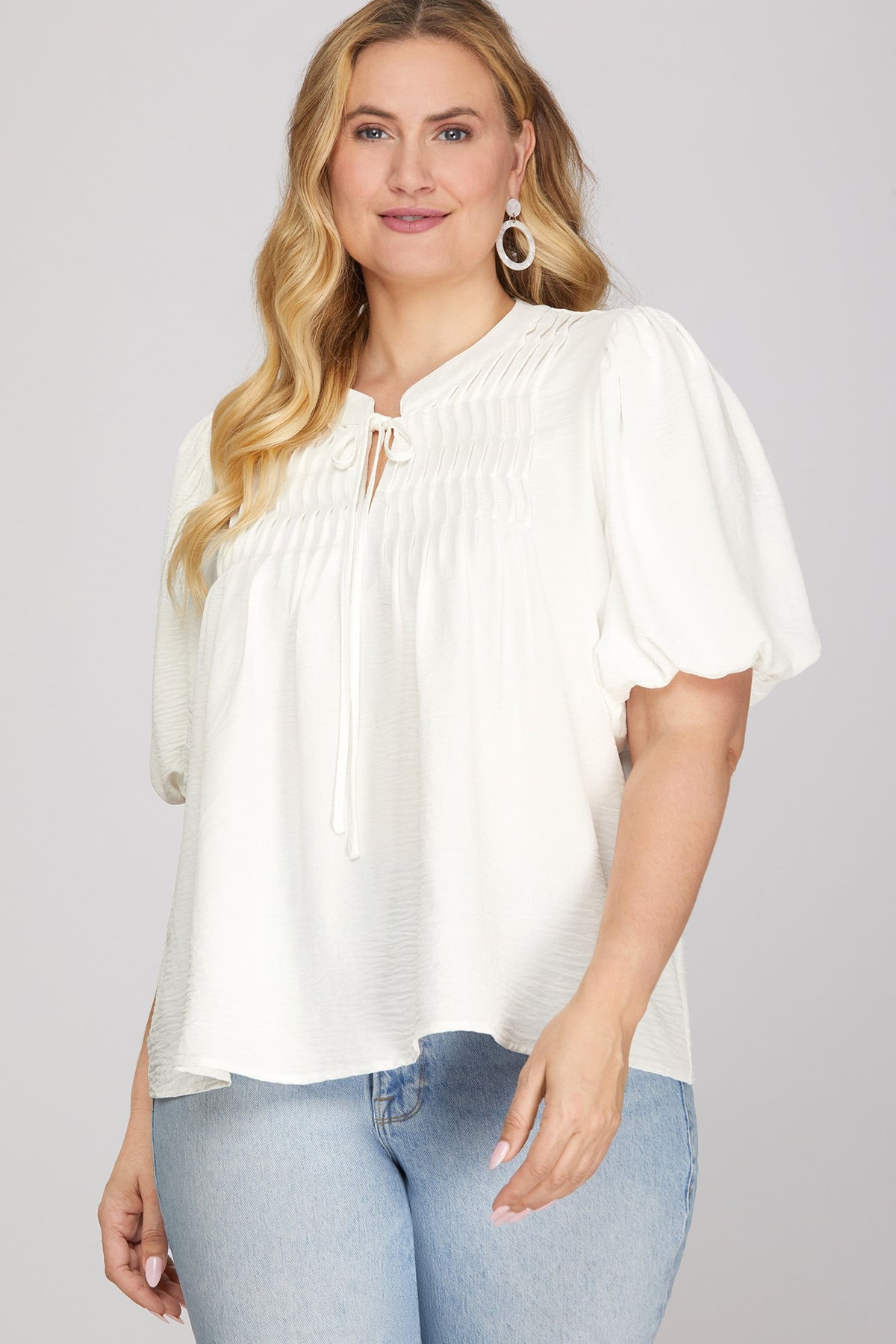 Coast Puff-Sleeve Blouse by She + Sky