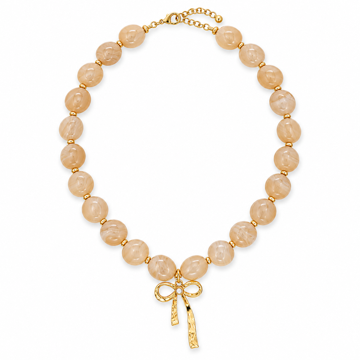 All Tied Up Beaded Necklace