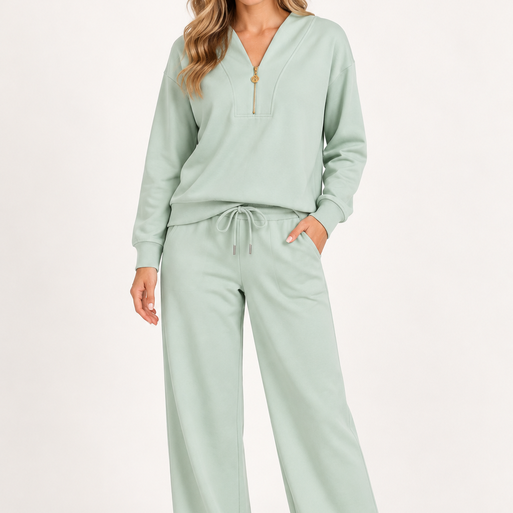Half Zip Jogging Set by Aryeh