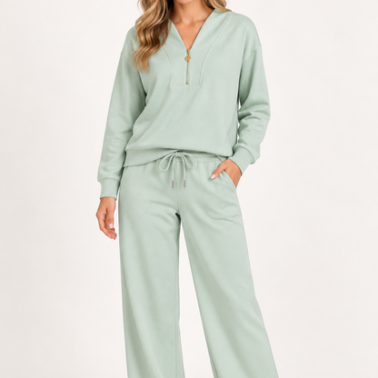 Half Zip Jogging Set by Aryeh