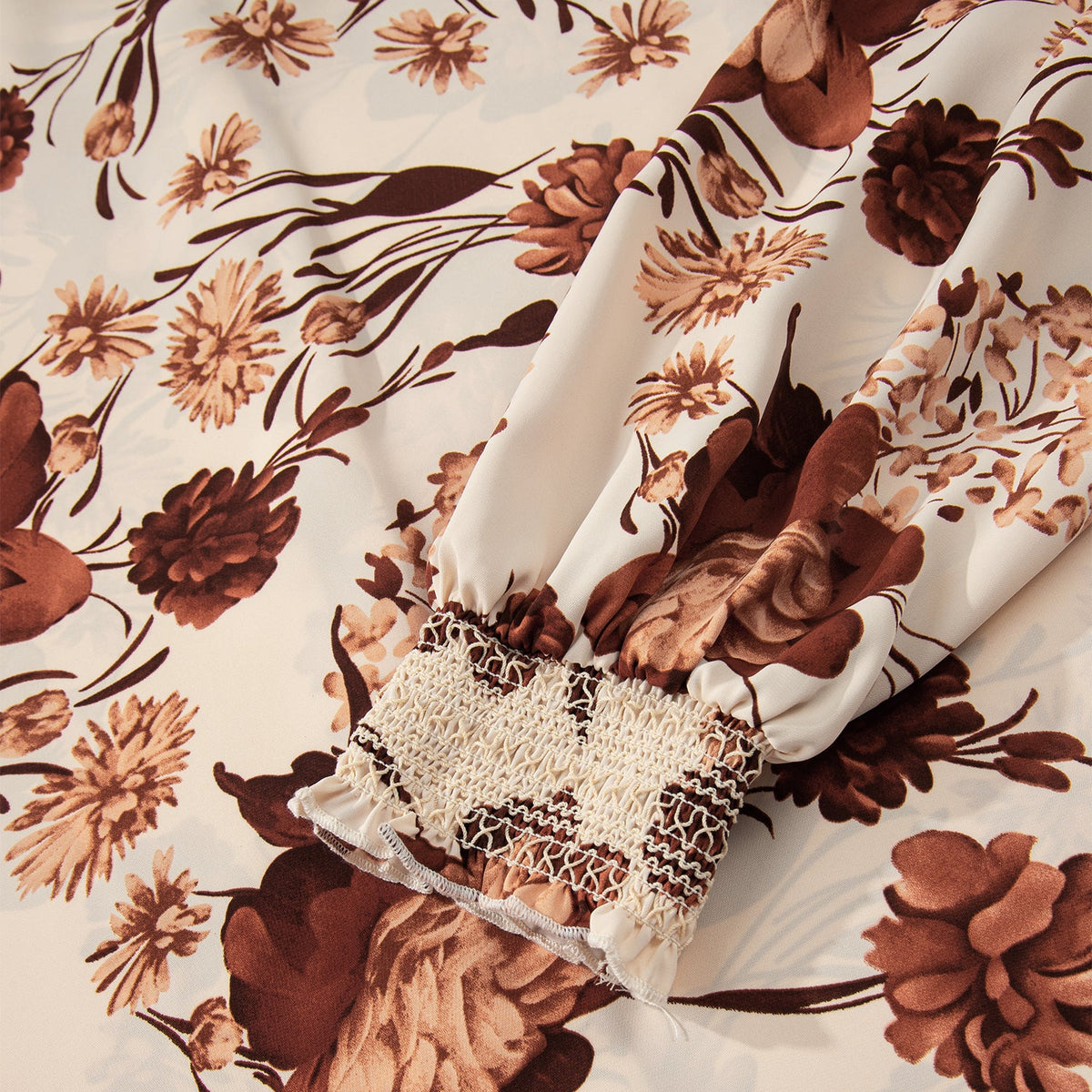 Autumn Romance Floral Blouse