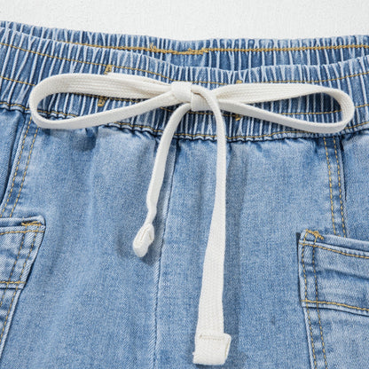 Beau Blue Jeans w/Drawstring