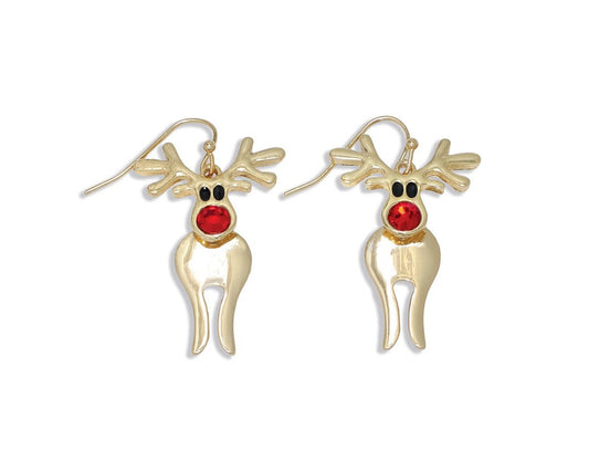 Moveable Rudolph Earrings by Periwinkle