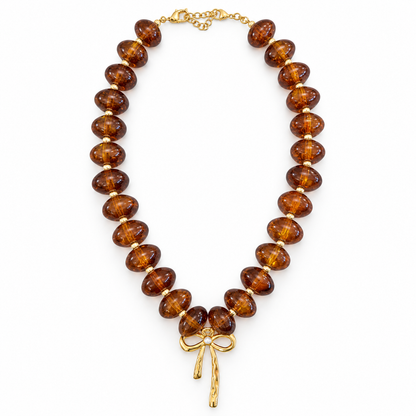All Tied Up Beaded Necklace