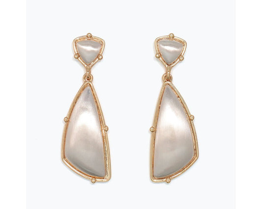 Burnished Silver & Gold Drops by Periwinkle