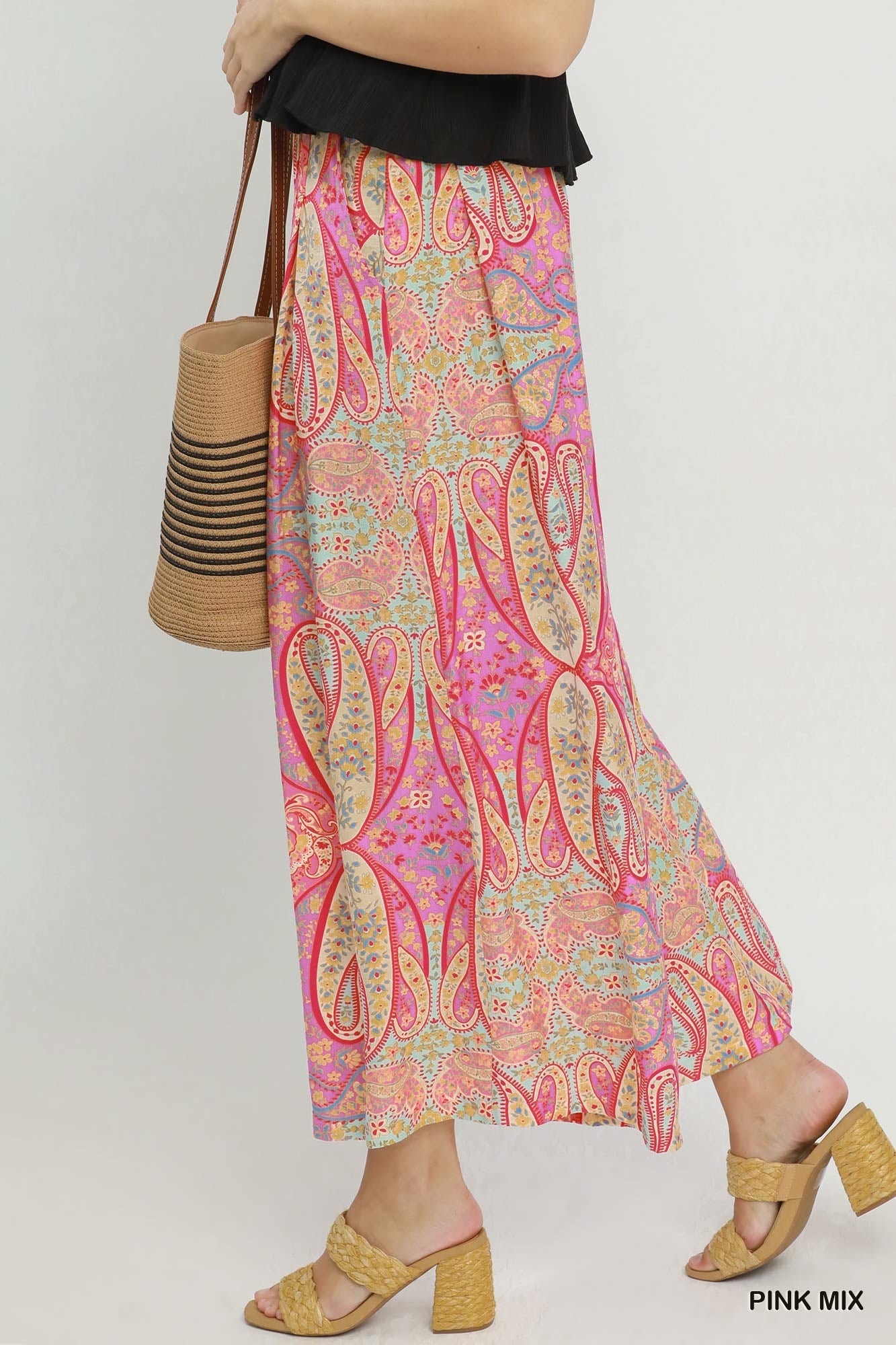 Pink Paradise Palazzo Pants by Umgee