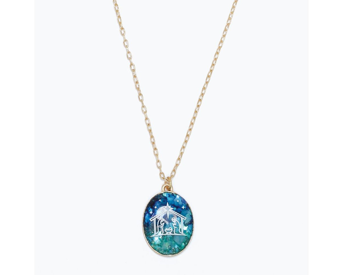 Nativity Scene Necklace by Periwinkle