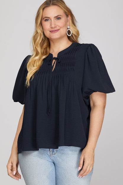 Coast Puff-Sleeve Blouse by She + Sky