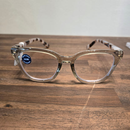 Lenora- Fog/Chai Tortoise- Readers by Peepers